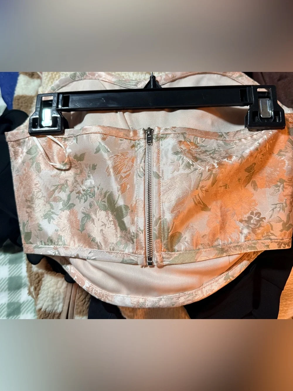 Alter’d State NWT Abbie Floral Corset Tube Top - Picture 4 of 5